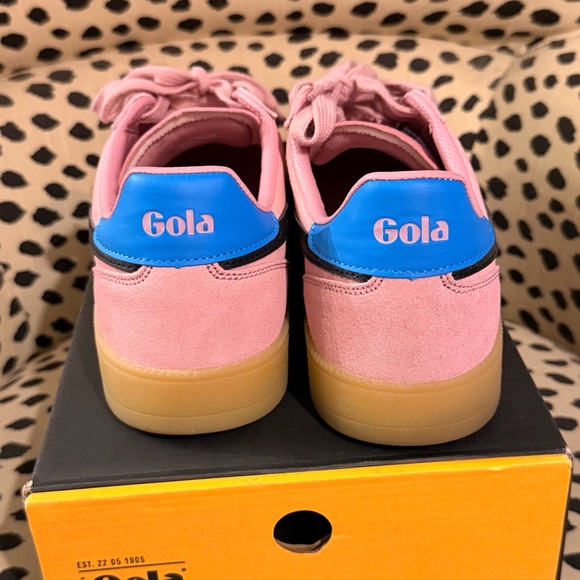 Gola Women's Pink and Black Sneakers - Picture 4 of 6
